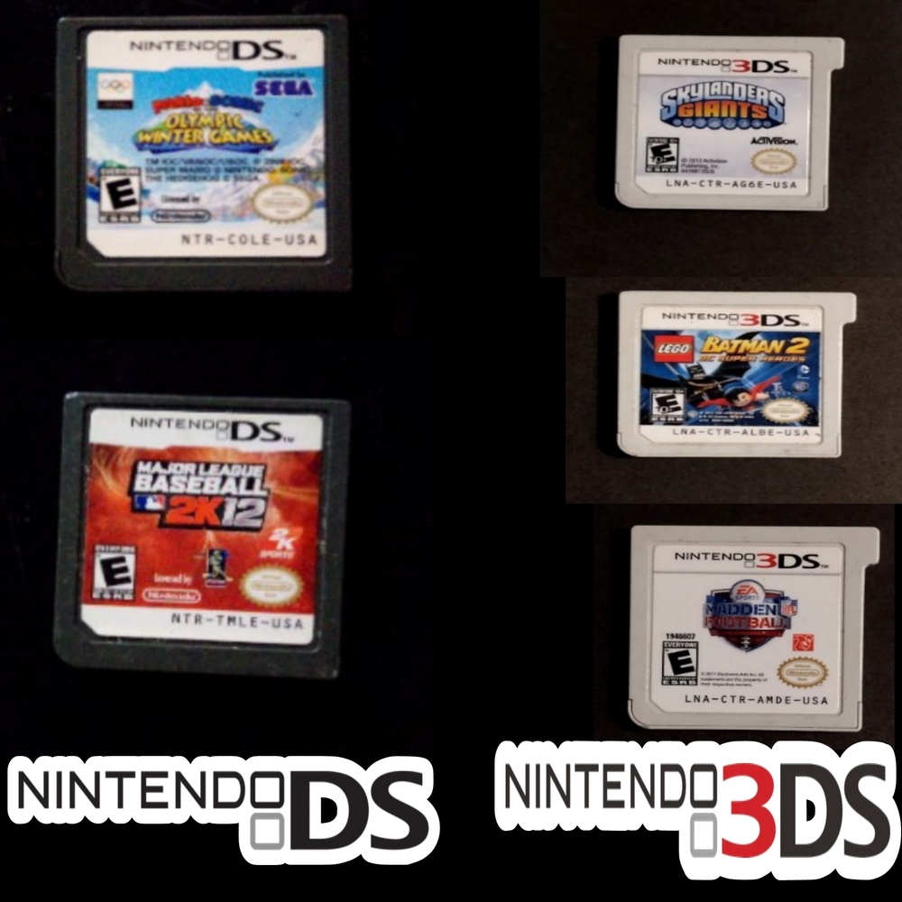 Nintendo Black and White Video Games Collection